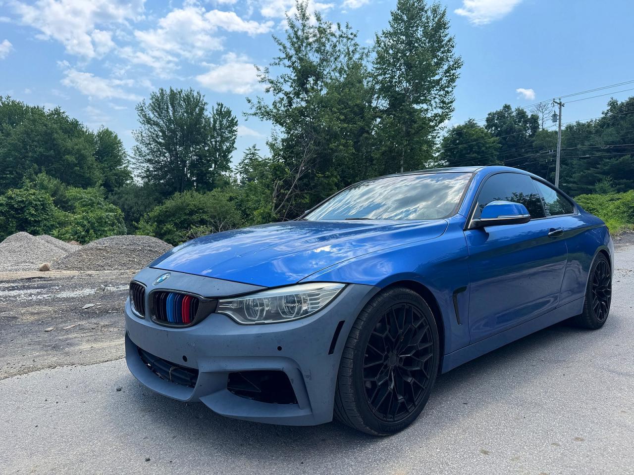 2014 Bmw 428 I Blue vin: WBA3N3C56EF712084