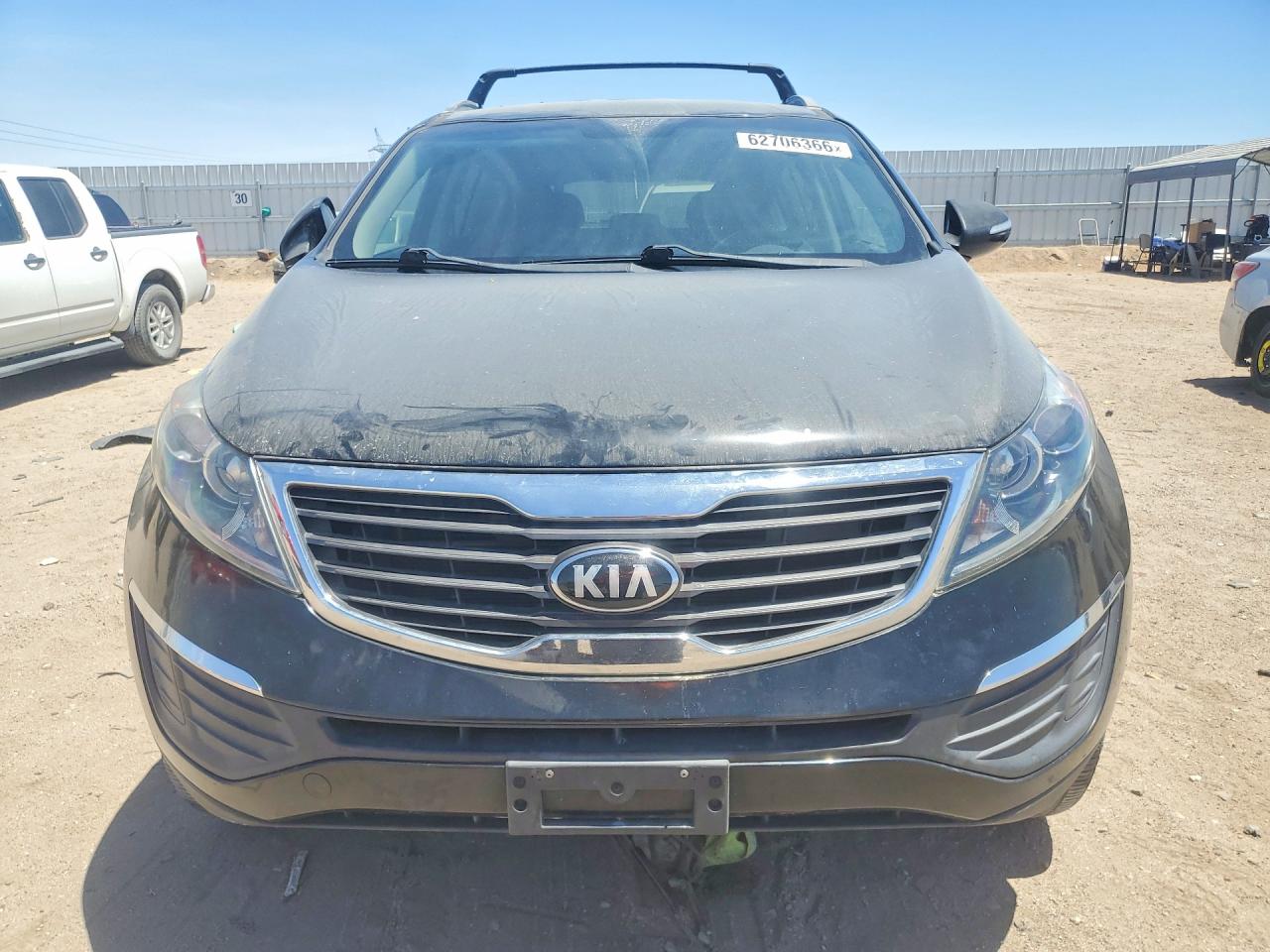 2013 Kia Sportage Lx Black vin: KNDPB3A21D7410832