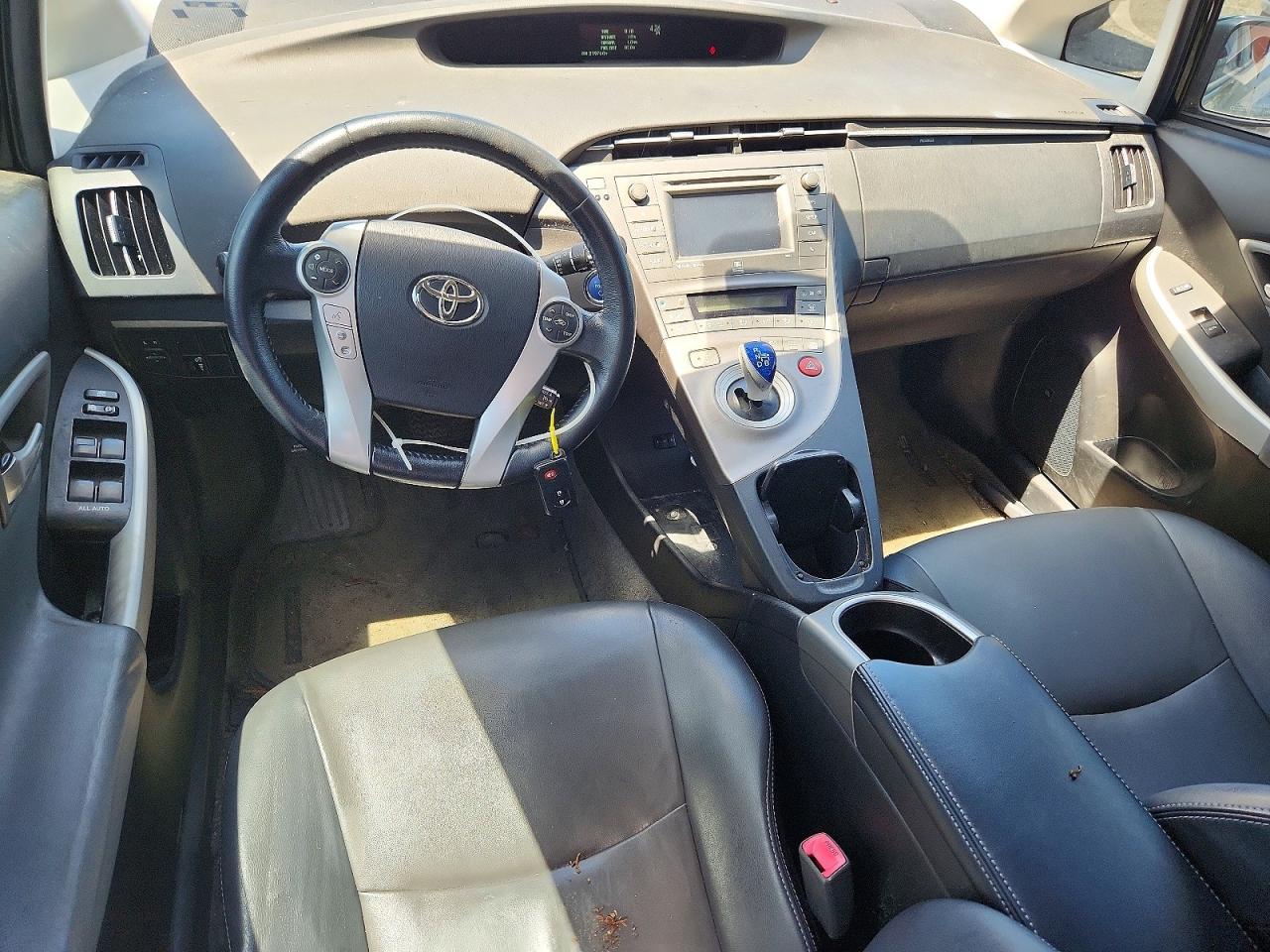 2012 Toyota Prius Four Black vin: JTDKN3DU3C1506039