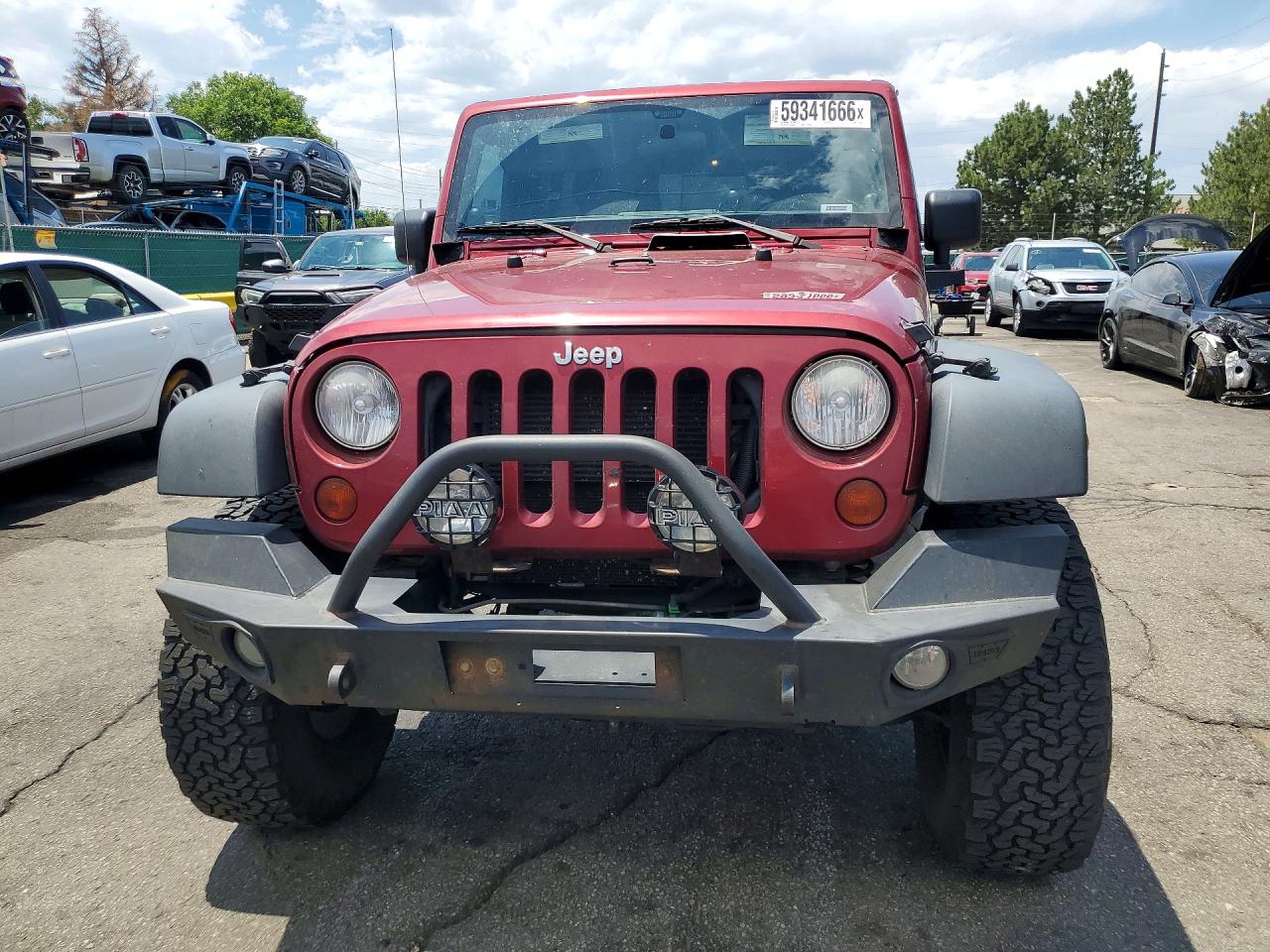 2012 Jeep Wrangler Unlimited Sport Maroon vin: 1C4HJWDG3CL218754
