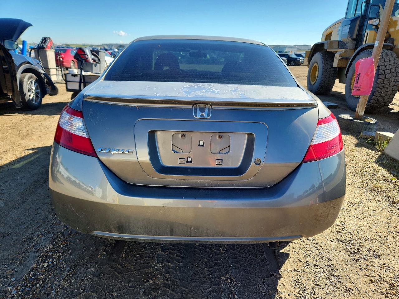2007 Honda Civic Lx Gray vin: 2HGFG11697H013688