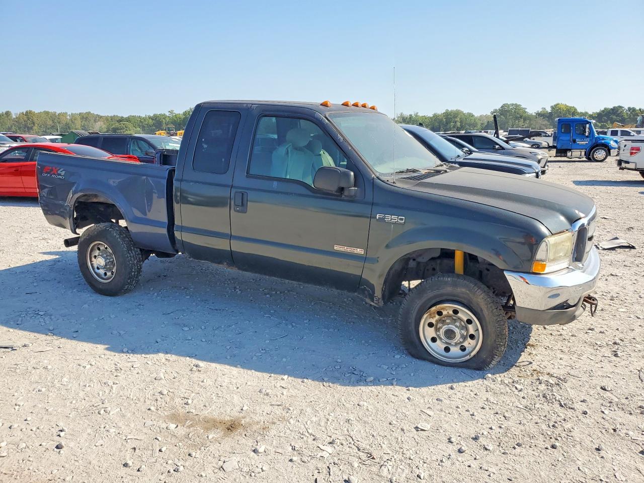 2004 Ford F350 Srw Super Duty Green vin: 1FTSX31P74EA17906
