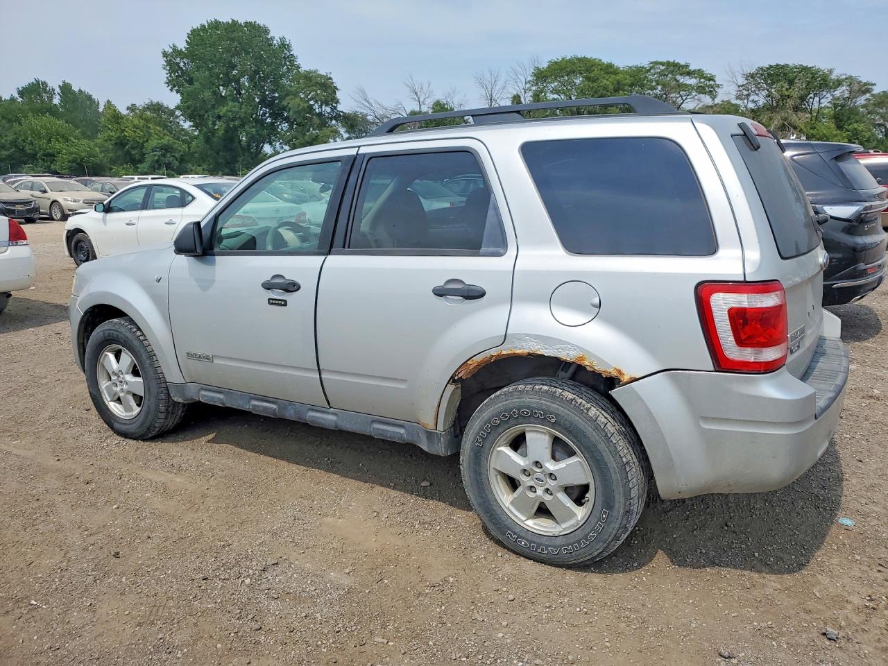 2008 Ford Escape Xlt Silver vin: 1FMCU93138KB29064
