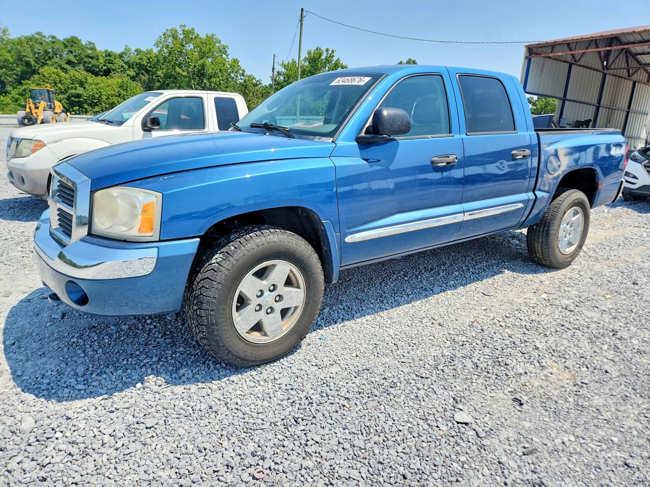 2005 Dodge Dakota Quad Laramie Blue vin: 1D3HW58N15S195723