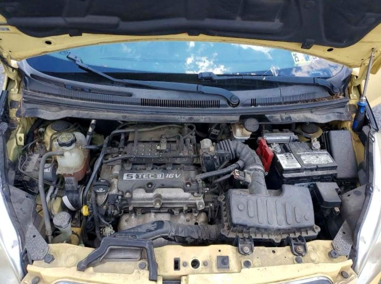 2014 Chevrolet Spark 1lt Yellow vin: KL8CD6S97EC536880