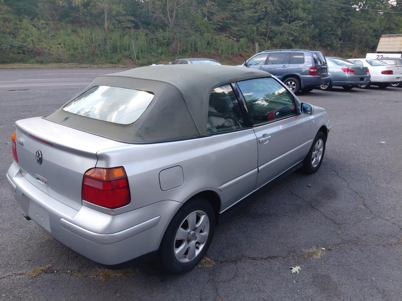 2002 Volkswagen Cabrio Glx Silver vin: 3VWDC21V82M807376