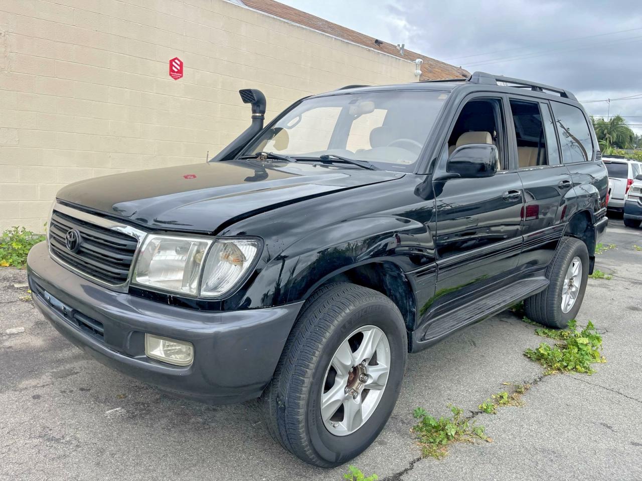 2003 Toyota Land Cruiser Black vin: JTEHT05J532204624