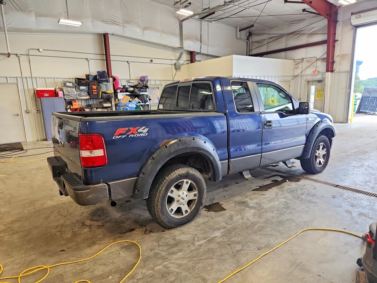 2007 Ford F150 Blue vin: 1FTPX14V37FB18153