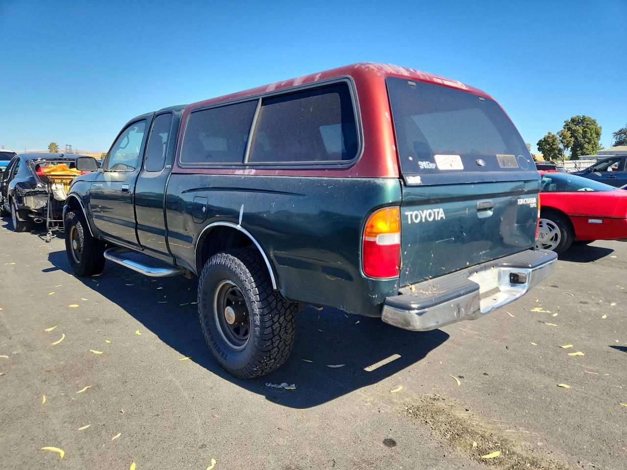 1999 Toyota Tacoma Xtracab Green vin: 4TAWM72N6XZ514680
