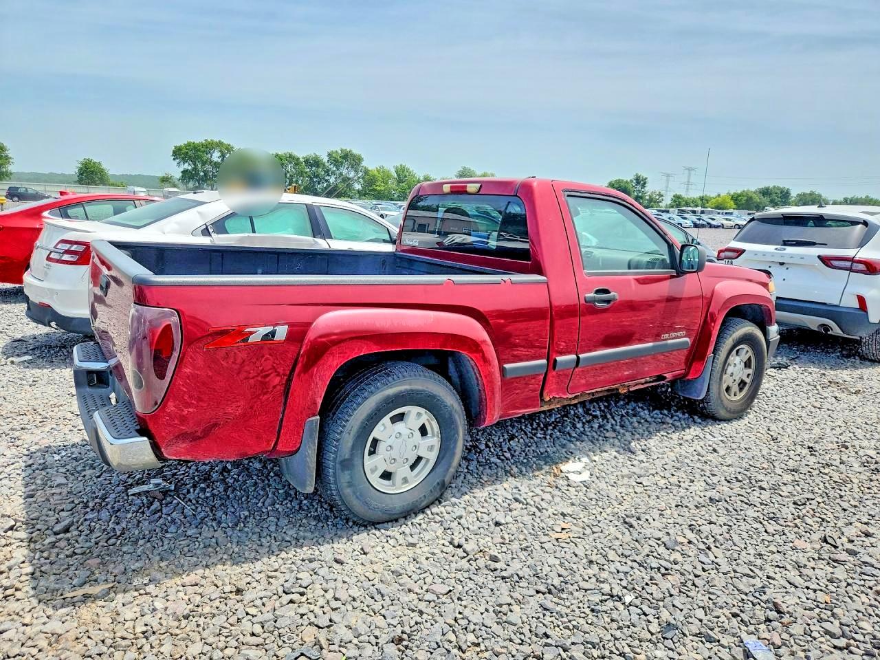 2004 Chevrolet Colorado Red vin: 1GCDS146048173346