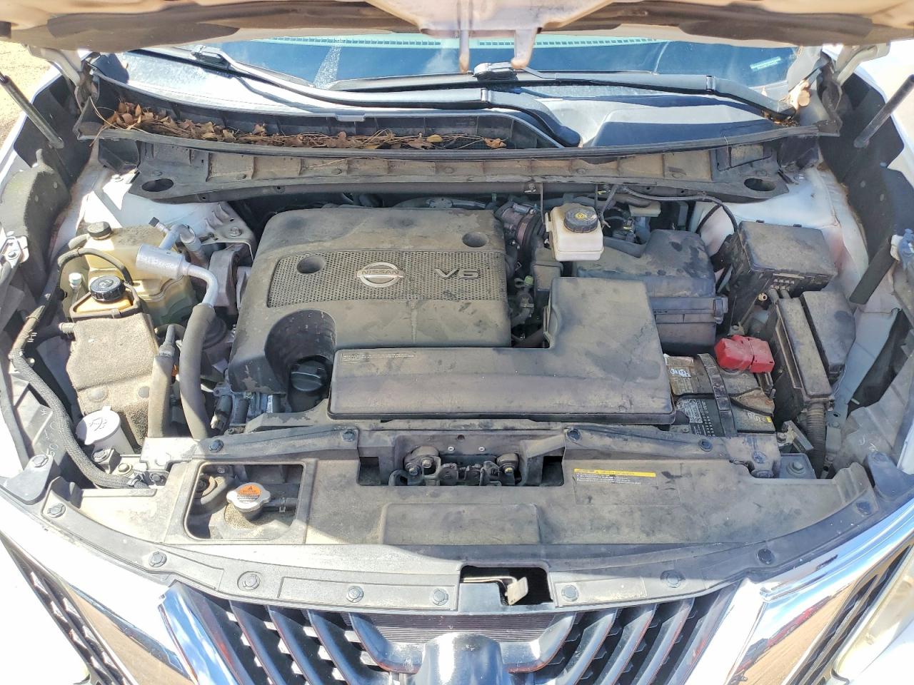 2015 Nissan Murano Sl White vin: 5N1AZ2MG1FN241036