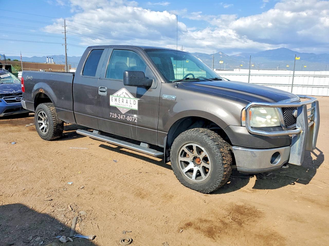 2007 Ford F150 Gray vin: 1FTPX14517FB11864