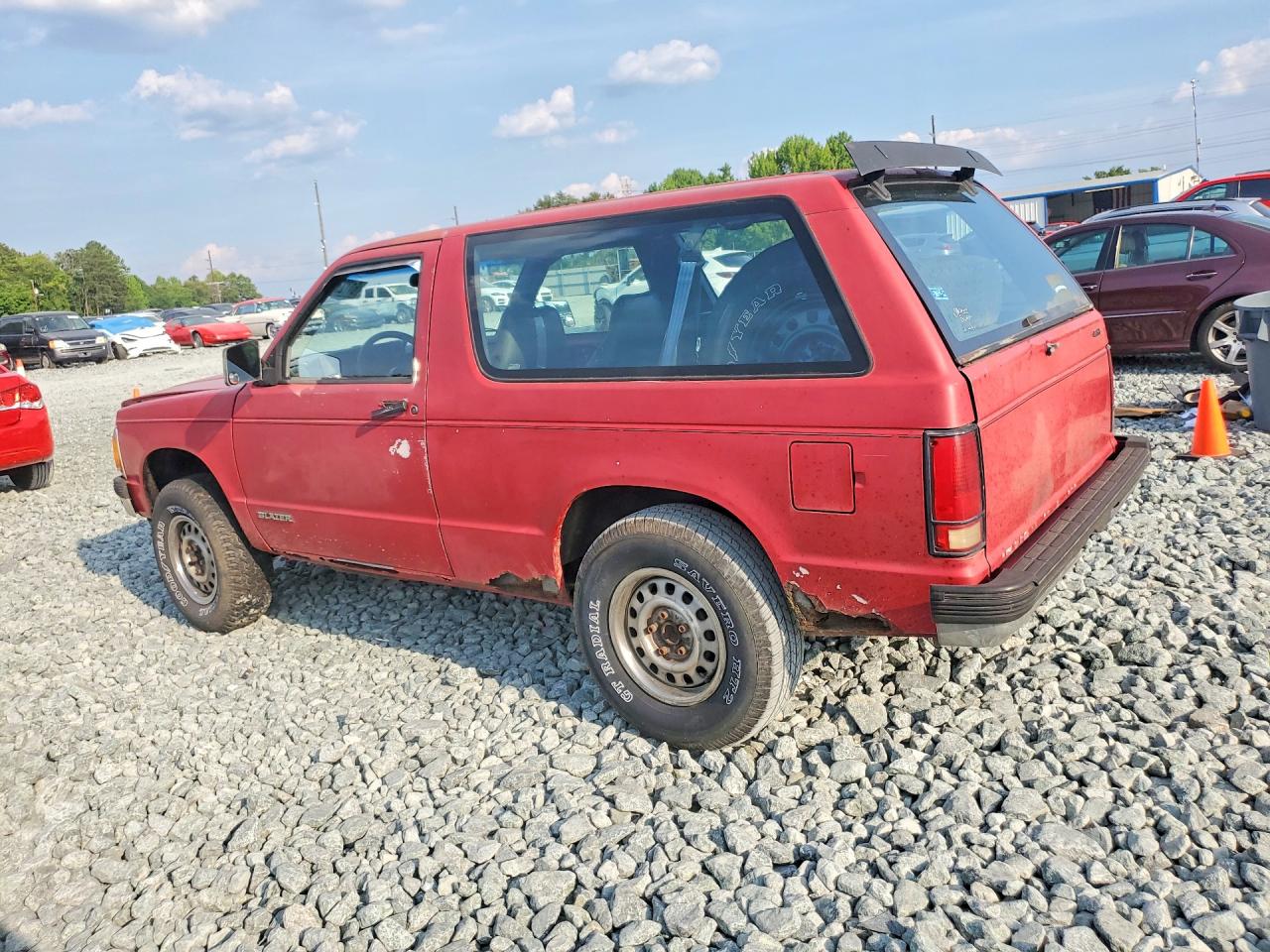 1991 Chevrolet Blazer S10 Red vin: 1GNCT18Z4M8244830