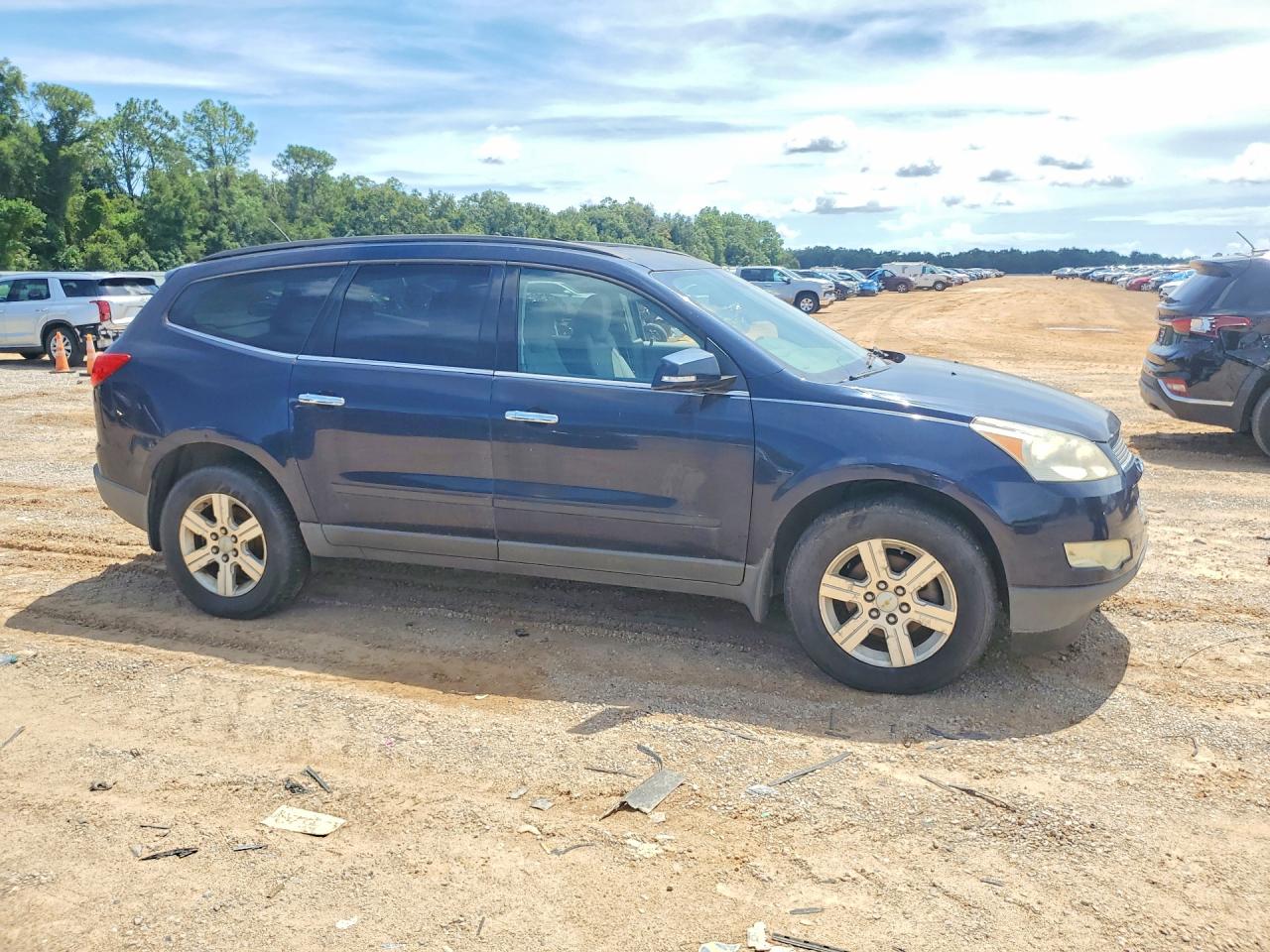 2012 Chevrolet Traverse Lt Blue vin: 1GNKRGED6CJ130387