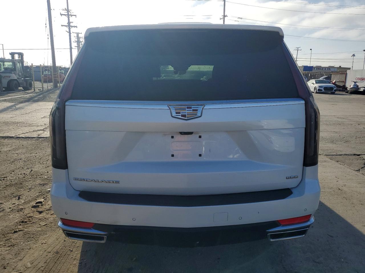 2021 Cadillac Escalade Premium Luxury White vin: 1GYS4BKLXMR273331