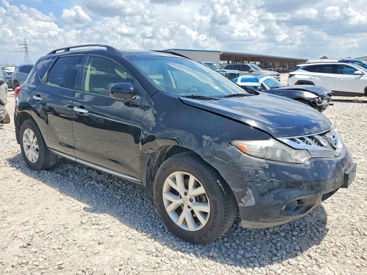2014 Nissan Murano Sl Black vin: JN8AZ1MU2EW408196
