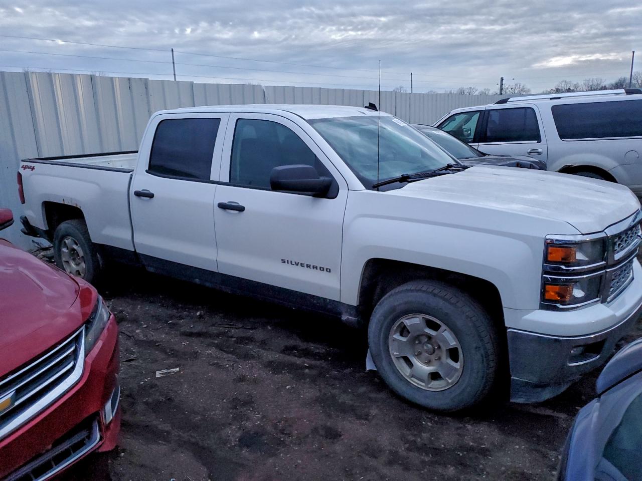 2014 Chevrolet Silverado K1500 Lt Белый vin: 3GCUKREC3EG203051