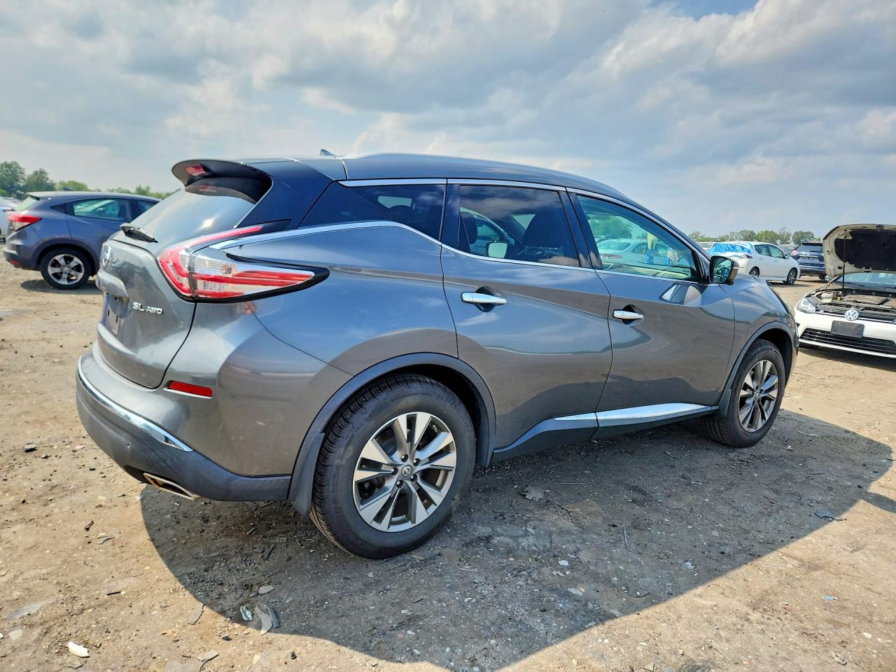 2015 Nissan Murano Sl Gray vin: 5N1AZ2MH3FN262835