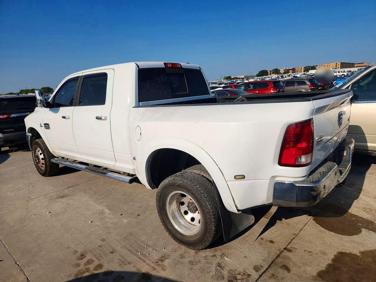 2012 Dodge Ram 3500 Longhorn Белый vin: 3C63DRNL6CG297548