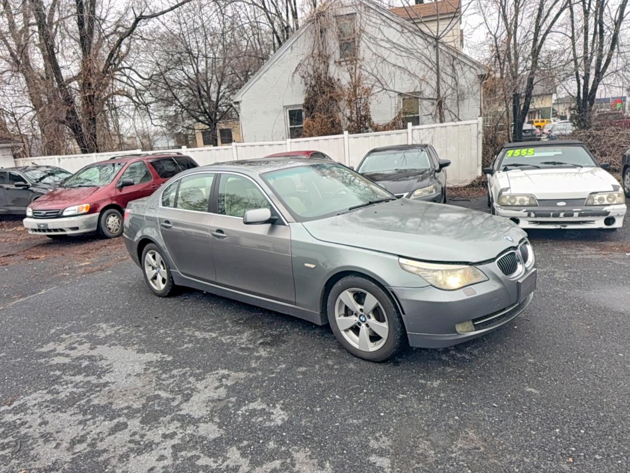 2008 Bmw 528 Xi Gray vin: WBANV13508C150511