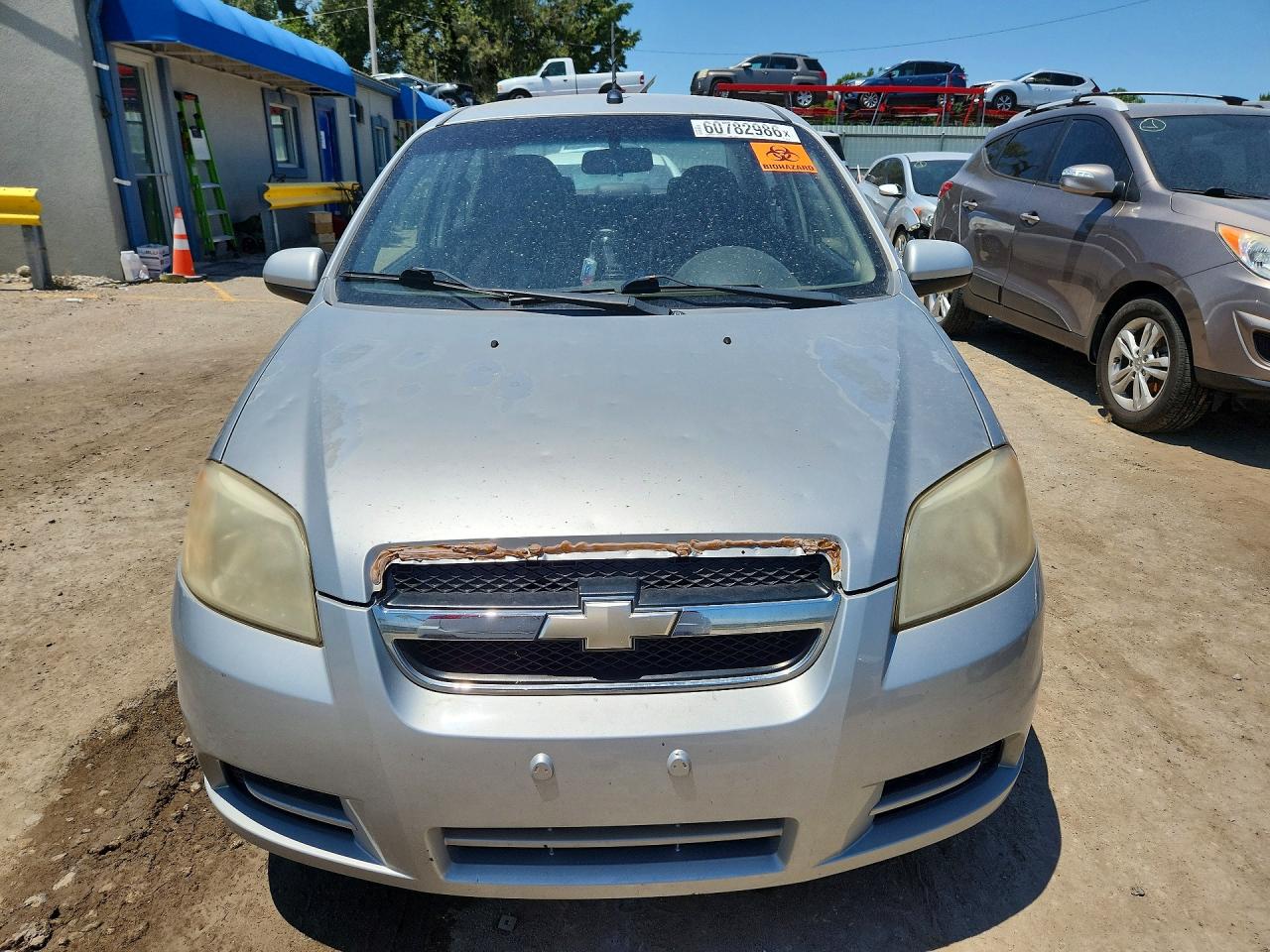 2010 Chevrolet Aveo Ls Silver vin: KL1TD5DE1AB073735
