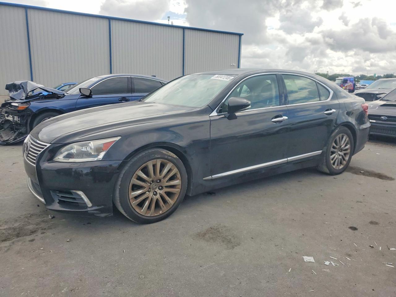 2013 Lexus Ls 460 Black vin: JTHBL5EF9D5115052