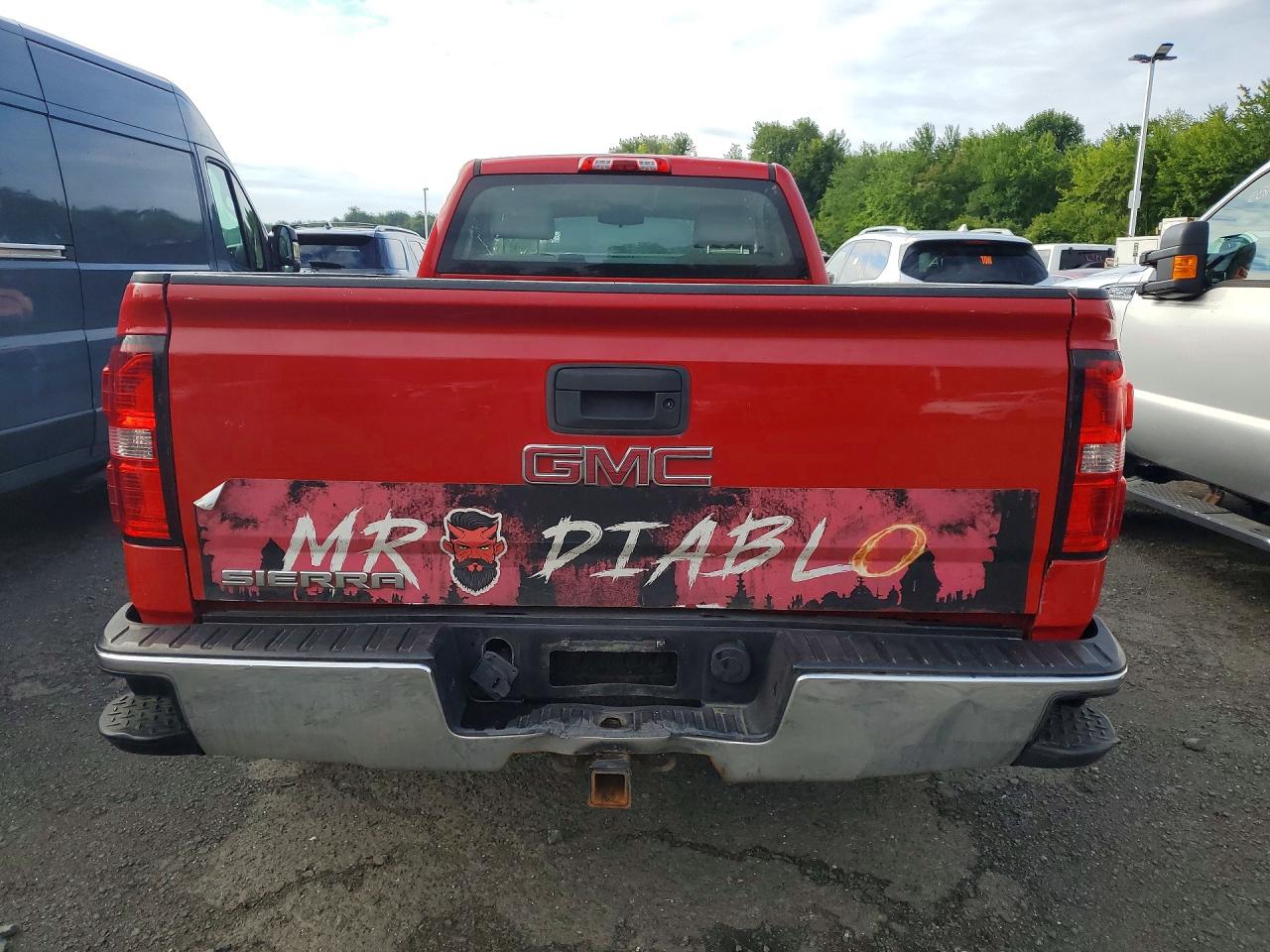 2014 Gmc Sierra C1500 Red vin: 1GTN1TEH1EZ212671