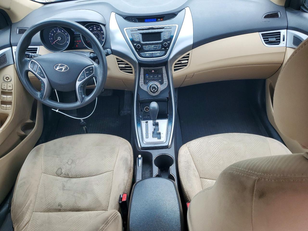 2013 Hyundai Elantra Gls Gray vin: 5NPDH4AE4DH387785