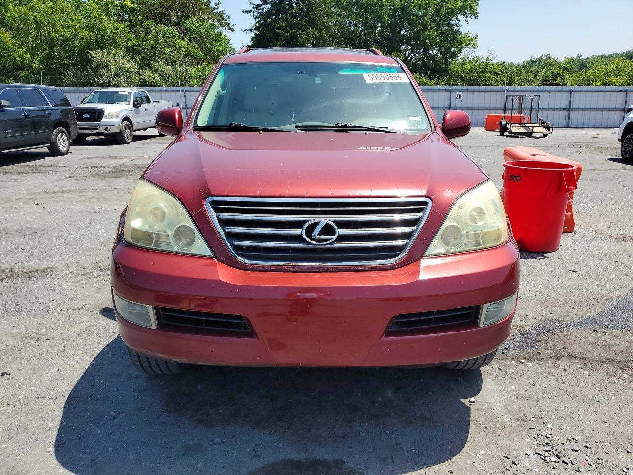 2008 Lexus Gx 470 Red vin: JTJBT20X180160065