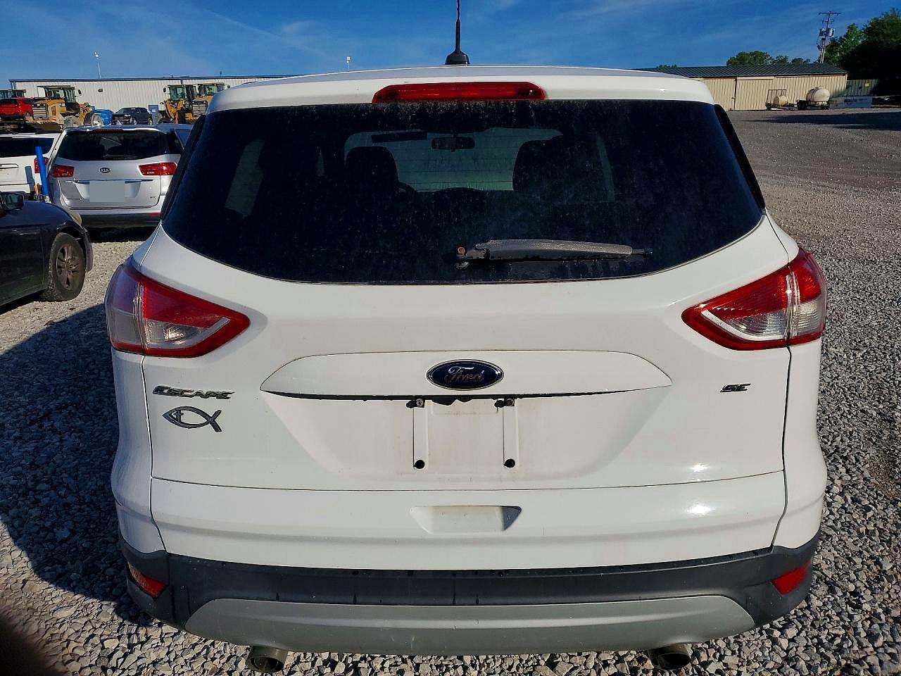 2016 Ford Escape Se White vin: 1FMCU0G74GUA45851