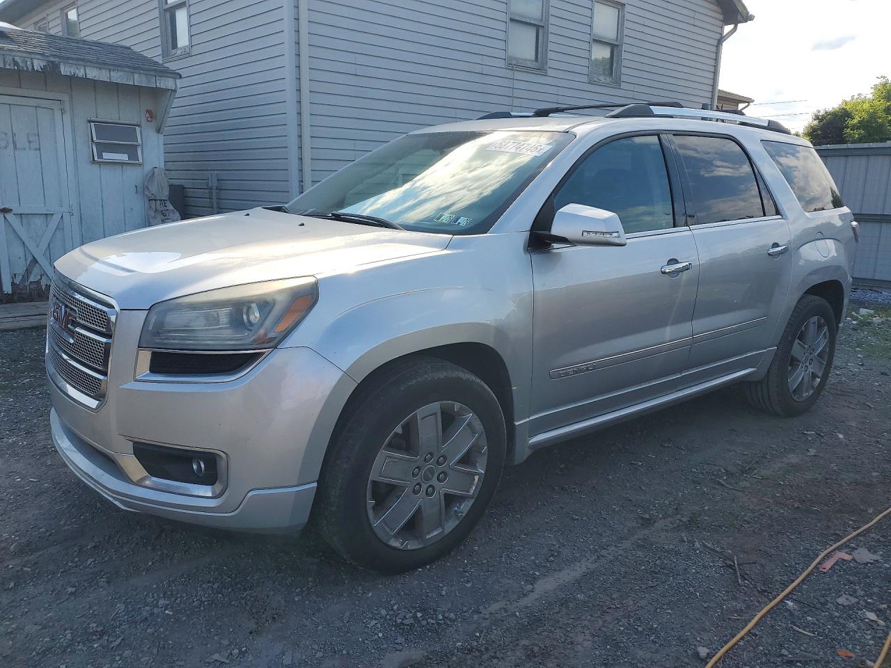 2013 Gmc Acadia Denali Silver vin: 1GKKVTKD2DJ117322