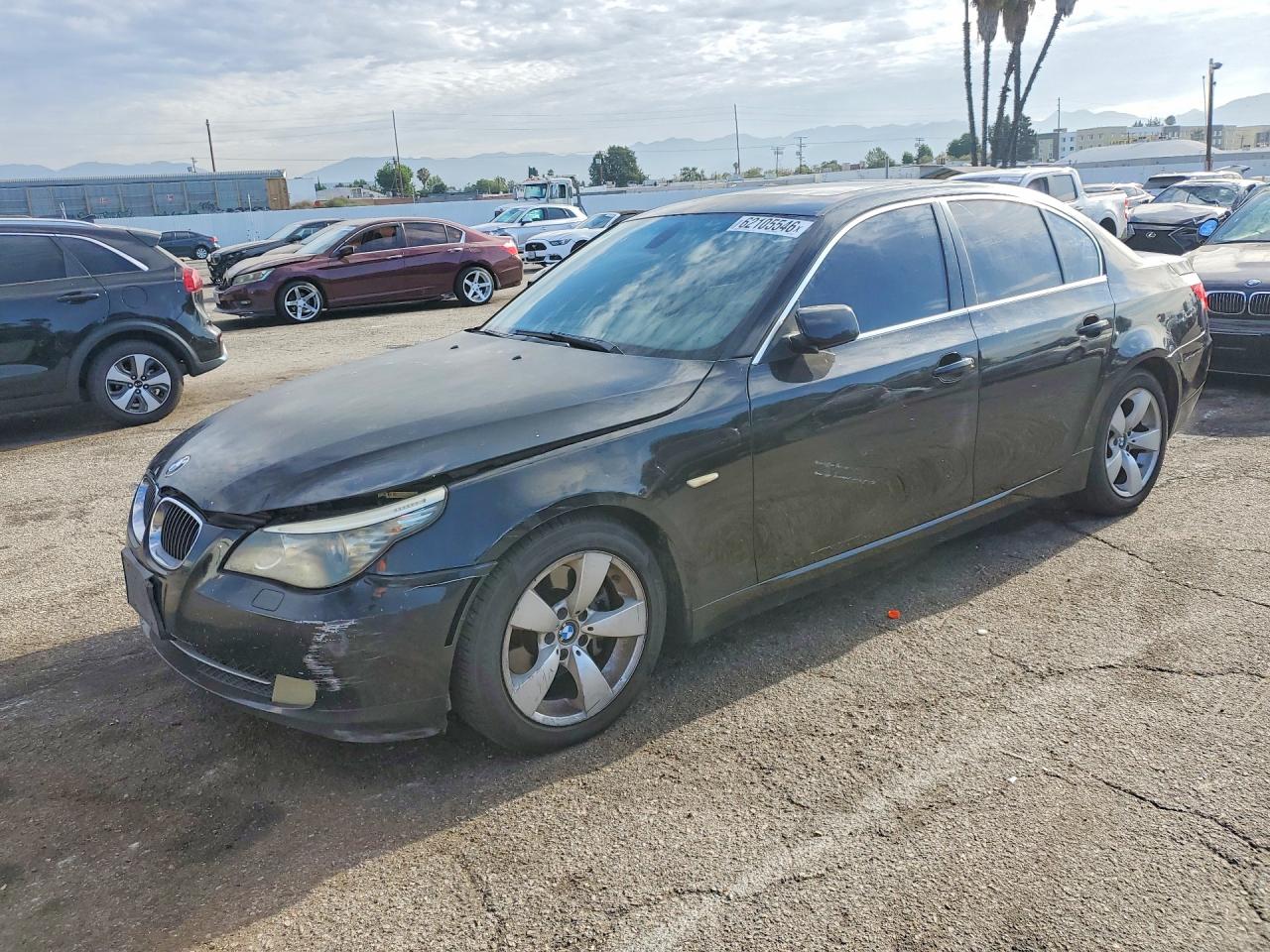 2008 Bmw 528 I Black vin: WBANU53598C112690