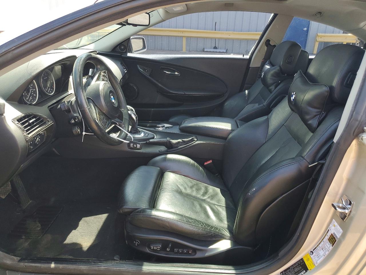 2008 Bmw 650 I Silver vin: WBAEA53518CV91681