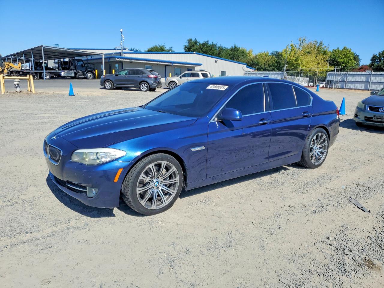 2011 Bmw 535 I Blue vin: WBAFR7C51BC804578