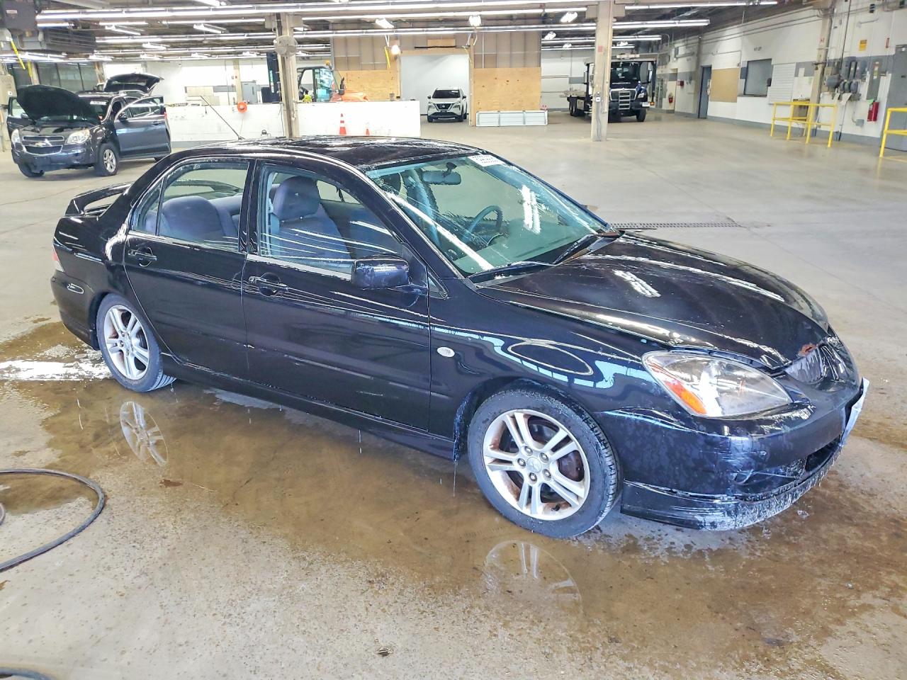 2004 Mitsubishi Lancer Ralliart Black vin: JA3AJ66F74U052593