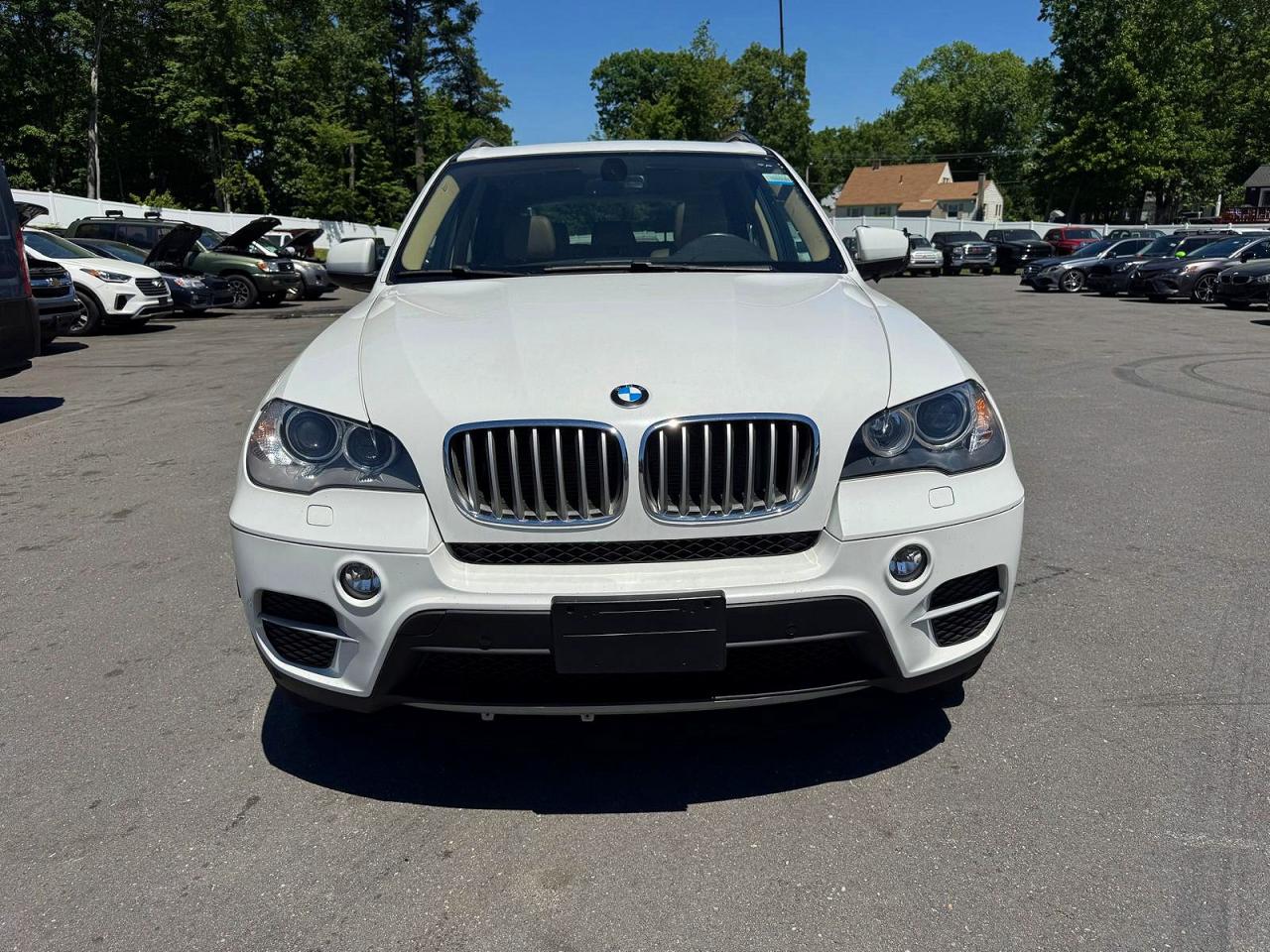 2013 Bmw X5 Xdrive35i White vin: 5UXZV4C53D0E11293