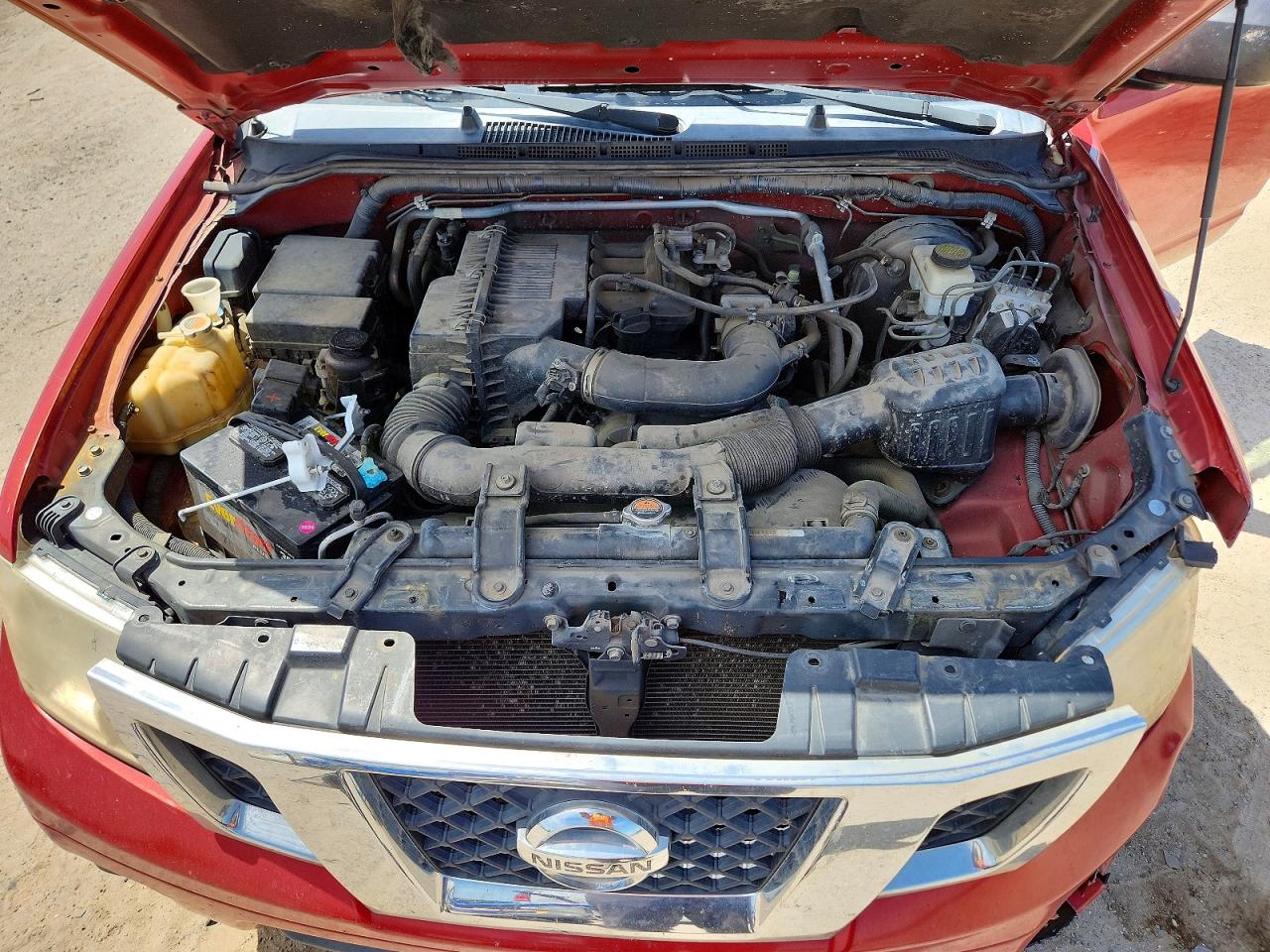 2014 Nissan Frontier Sv Red vin: 1N6BD0CT3EN709161
