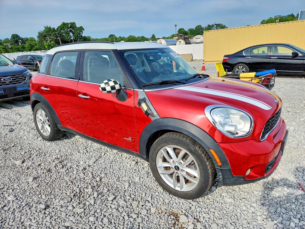 2013 Mini Cooper S Countryman Red vin: WMWZC5C56DWP32457