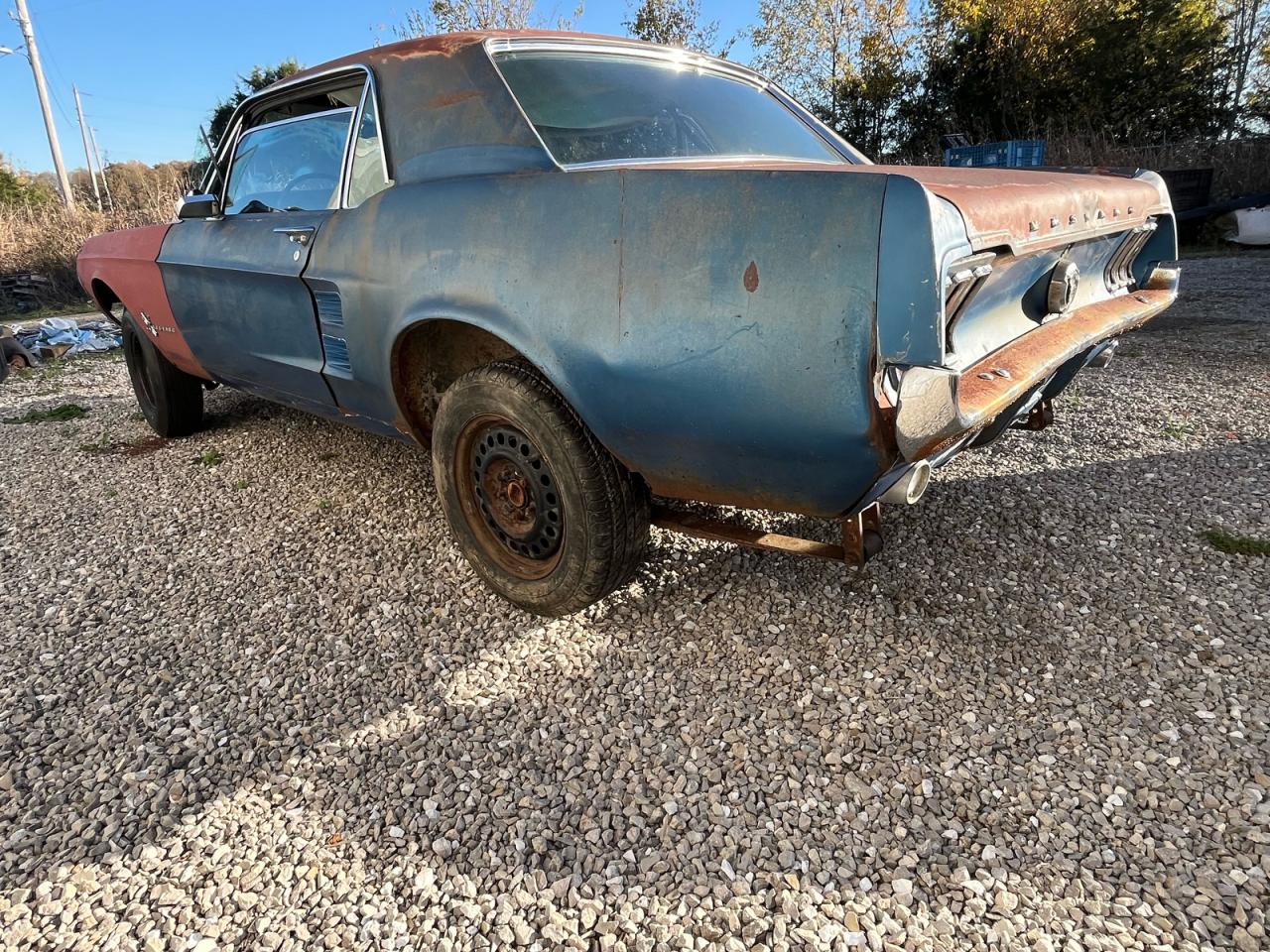 1967 Ford Mustang Blue vin: 7R01C209679