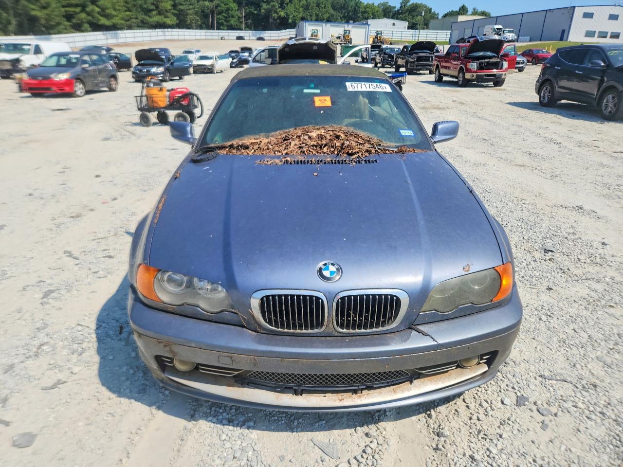 2002 Bmw 330 Ci Синий vin: WBABS53462JU89402