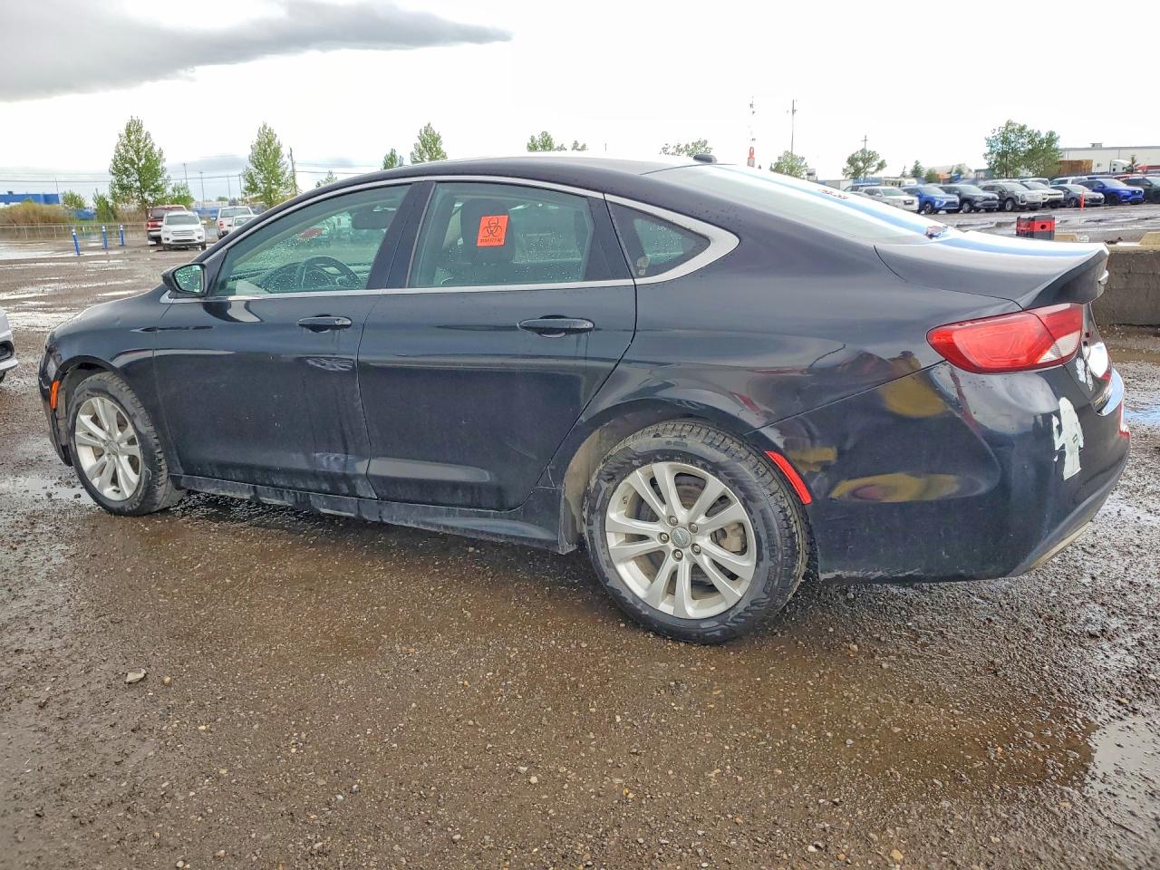 2015 Chrysler 200 Limited Black vin: 1C3CCCAG3FN525457