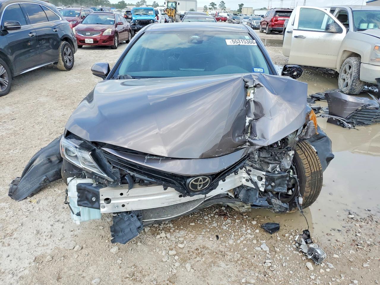 2023 Toyota Camry Le Gray vin: 4T1C11AKXPU725555