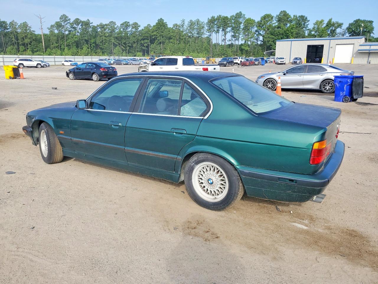 1995 Bmw 530 I Automatic Green vin: WBAHE2327SGE93490