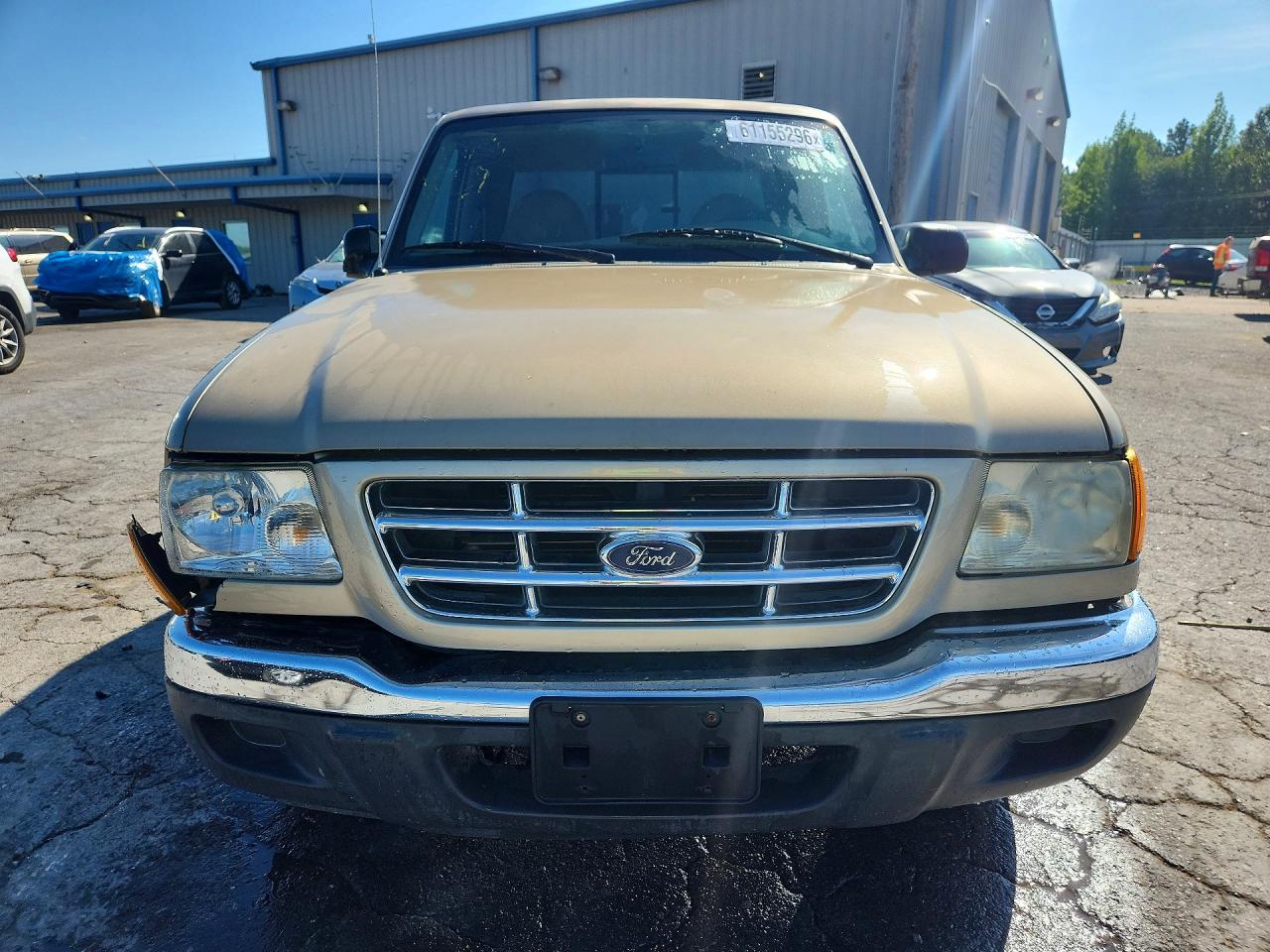 2001 Ford Ranger Super Cab Beige vin: 1FTYR14V01PB73322