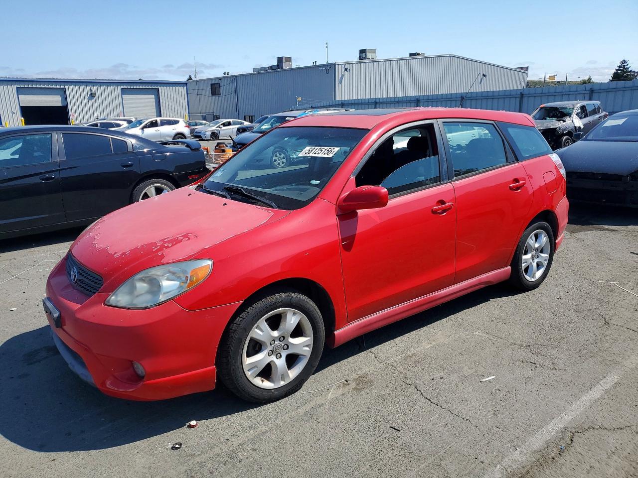 2008 Toyota Corolla Matrix Xr Red vin: 2T1KR30EX8C714280
