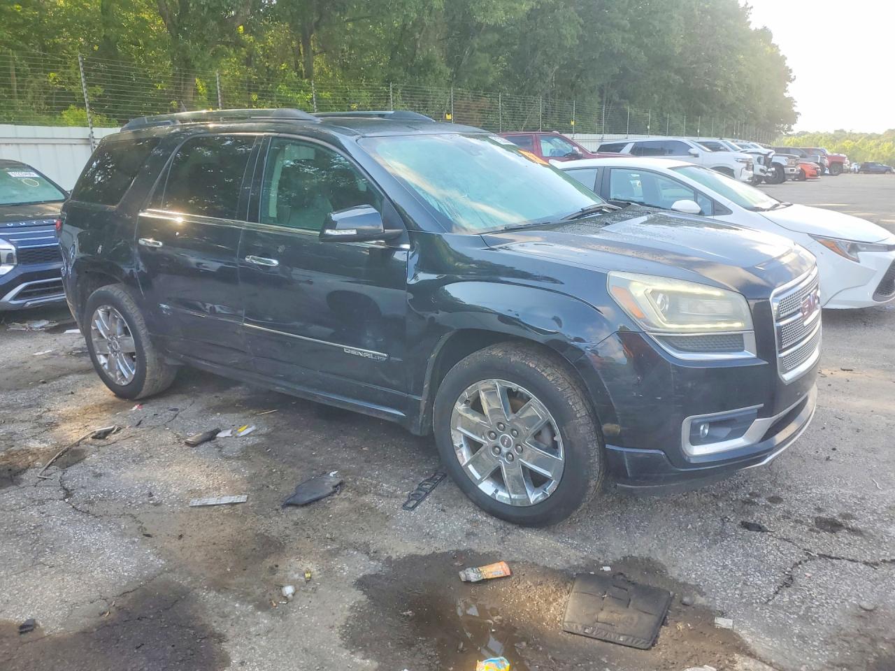 2014 Gmc Acadia Denali Черный vin: 1GKKRTKD9EJ276571