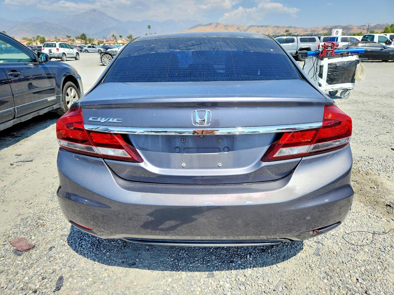 2015 Honda Civic Lx Charcoal vin: 2HGFB2F58FH547851