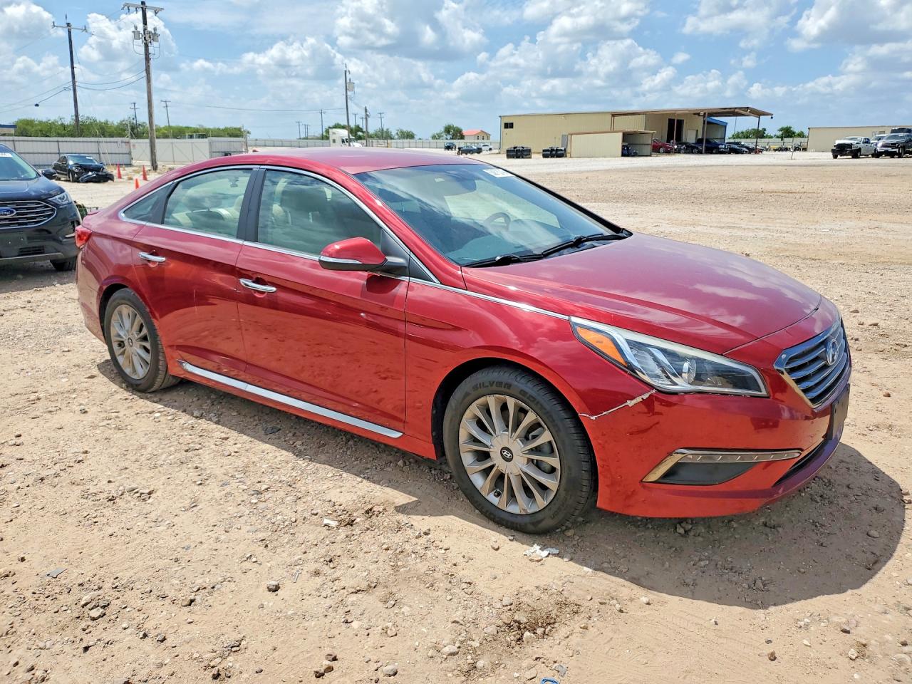 2015 Hyundai Sonata Limited Maroon vin: 5NPE34AF1FH193438