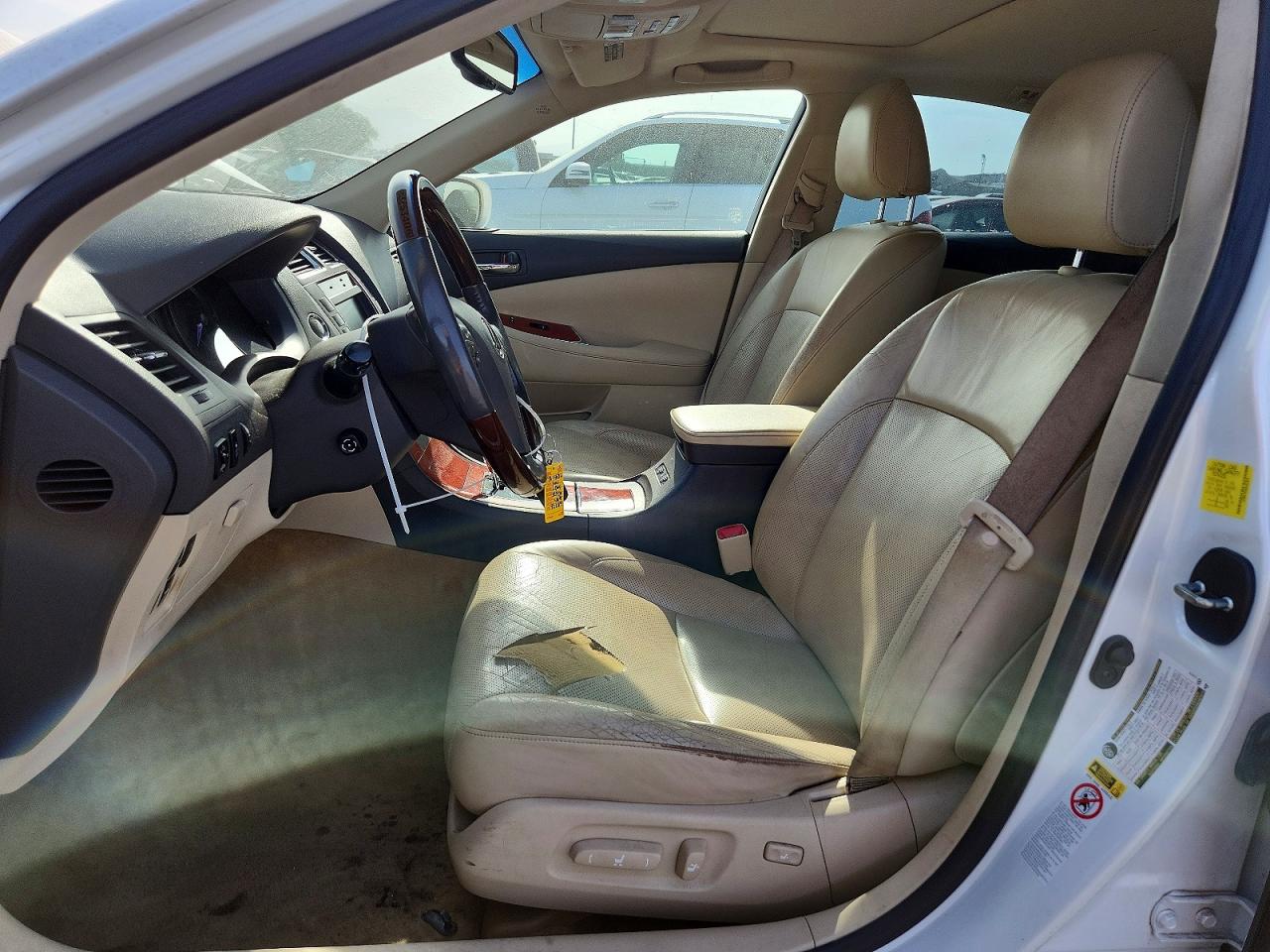 2011 Lexus Es 350 White vin: JTHBK1EG4B2421014