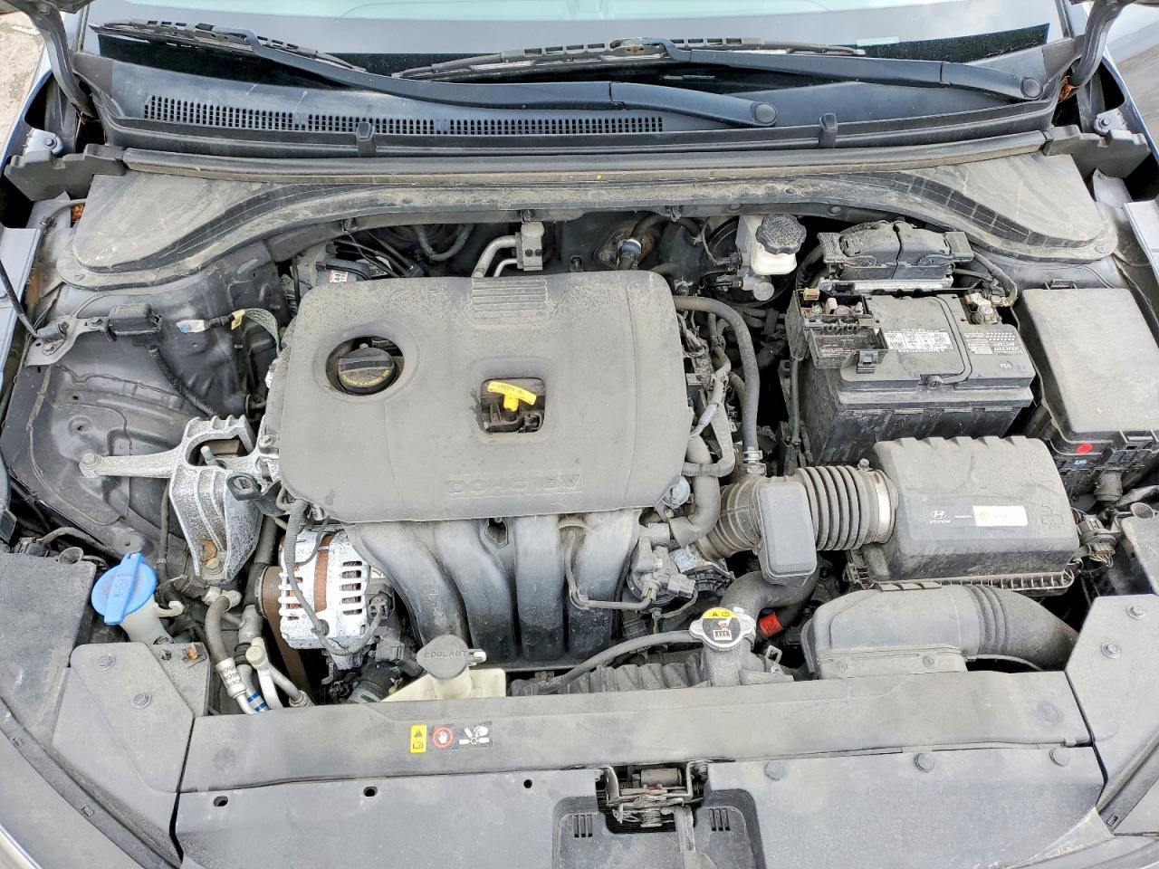 2019 Hyundai Elantra Sel Gray vin: KMHD84LF1KU812903